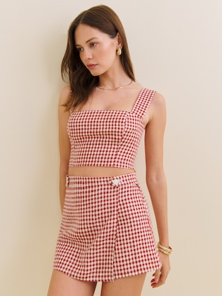 Top Dentelle Reformation Foxley - Taille 4 - Manches Longues - Occasion Très Bon état